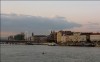 View toward Erzebet Bridge in Budapest, Hungary, photo by Alon Zahavi